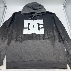 DC Shoes Logo Hoodie Sweatshirt Men’s 4XL Gray Like New